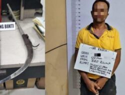 Polres Labuhanbatu Amankan Pria Pengancam Bermodal Arit dan Palu di Lahan Sengketa Sawit