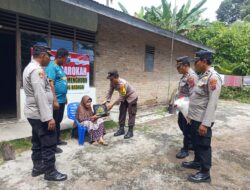 Jumat Barokah, Wujud Kepedulian Polsek Teluk Mengkudu Kepada Kaum Dhuafa dan Warga Sakit Menahun