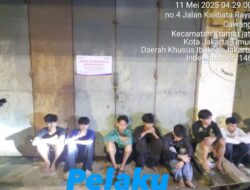 Patroli Perintis Presisi Amankan Kelompok Pemuda Yang Diduga Hendak Tawuran di Jakarta Timur