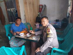 Bhabinkamtibmas Polsek Bahorok Hadir di Tengah Warga Lau Damak