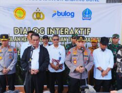 Kapolri Mentan Tinjau Gudang Bulog Tanete, Cek Kesiapan Tampung dan Jaga Kualitas Pangan