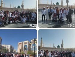 Jemaah Haji Kloter 10 Embarkasi Medan Ziarah Sekitar Madinah