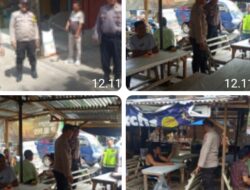 Antisipasi Premanisme di Pasar, Personil Polsek Kuala Gelar Patroli