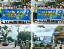 Sat Lantas Polres Langkat Laksanakan Sosialisasi Tertib Berlalu Lintas Untuk Masyarakat