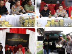 Polda Sumut Gagalkan Peredaran 100 Kg Sabu Dalam Bungkus Kopi, Empat Tersangka dan Dua DPO Terlibat