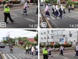 Saat Mentari Terbit, Polisi Mulai Menjaga : Wujud Peduli Pendidikan di Tengah Padatnya Arus Pagi