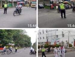 Strong Point Satlantas Polres Langkat Untuk Kelancaran Lalu Lintas