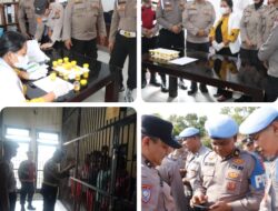 Gaktibplin, Subbid Provos Polda Sumut dan Sipropam Polres Sergai Lakukan Pemeriksaan Terhadap Personil, Pastikan Maksimal Dalam Bertugas