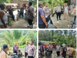Terus Wujudkan Kamtibmas Yang Kondusif Personil Sat Binmas Sambangi Tokoh Masyarakat