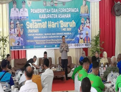 Polres Asahan Hadiri Peringatan May Day 2025, Tegaskan Komitmen Dukung Hak Pekerja