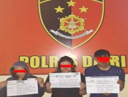 Sat Reskrim Polres Dairi Tangkap 3 Pelaku Pencurian Emas dan Surat Berharga Senilai Rp 700 Juta