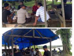 Bhabinkamtibmas Padang Tualang Aktifkan Warga Lawan 3C, Judi Online, dan Narkoba