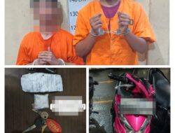 Nekat Ngantongin Sabu di Jok Motor, Dua Pemuda Medan Kena Gas Polisi Langkat