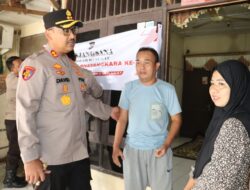 Kapolres Langkat Anjangsana Ke Personel Yang Sakit, Wujud Kepedulian di Hari Bhayangkara Ke-79