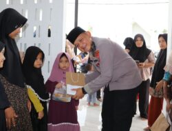 Kapolres Langkat Beri Santunan Anak Yatim, Wujud Kepedulian Polri Untuk Masyarakat