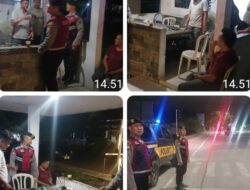 Sat Samapta Polres Langkat Gelar Patroli Malam, Wujudkan Situasi Kamtibmas Yang Kondusif