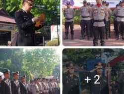 Wakapolres Langkat Pimpin Upacara Hari Lahir Pancasila di Mapolres Langkat