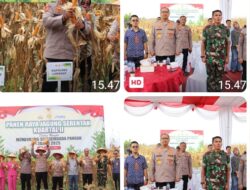Kapolres Langkat Pimpin Panen Raya Kuartal II 2025 Secara Virtual