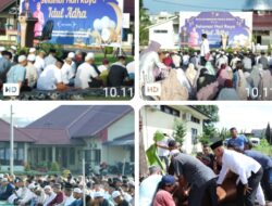 Semarak Idul Adha, Lapangan Hijau Ksatriaan K.E Lumi Dipadati Jamaah, Brimob Polda Sumut Rayakan Hari Raya Bersama Masyarakat dan Siapkan Penyembelihan Hewan Kurban