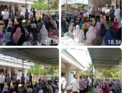 Kapolres Sergai dan PJU Hadiri Takziah Ibunda Personel Polres Sergai Iptu Zulfan Ahmadi