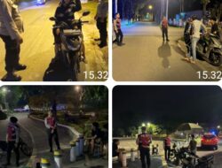 Ciptakan Rasa Aman Dan Nyaman Polresta Deli Serdang Laksanakan Patroli Blue Light