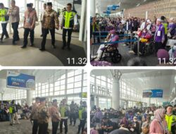 Polda Sumut Kawal Ketat Pemberangkatan Kembali 442 Jemaah Haji dari Bandara Kualanamu Pasca Ancaman Bom