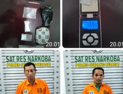 Sinergitas TNI-Polri Berantas Narkotika, Berhasil Amankan 2 Orang dan 1 DPO