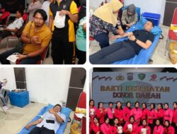 Sambut Hari Bhayangkara Ke-79 Tahun Polres Sergai Gelar Bakti Kesehatan Donor Darah