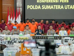 Polda Sumut Ungkap 3.078 Kasus Narkoba, Sita Lebih dari 1,6 Ton Narkoba Berbagai Jenis Sepanjang Semester I 2025