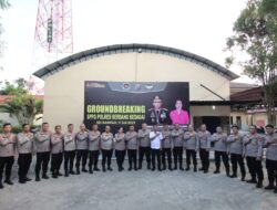 Forkopimda Sergai Ikuti Zoom Meeting Groundbreaking SPPG Polres Sergai