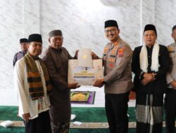 Kapolres Langkat Laksanakan Jumat Curhat di Mesjid Nurul Muslimin, Berikan Pesan Kamtibmas