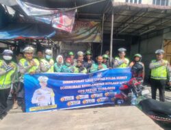 Polda Sumut Ajak Masyarakat Wujudkan Budaya Tertib Berlalu Lintas Lewat Ops Patuh Toba 2025