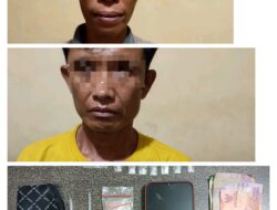 Sedang Duduk Santai, Dua Pelaku Pengedar Narkotika Berhasil di Amankan Polsek Perbaungan Polres Sergai