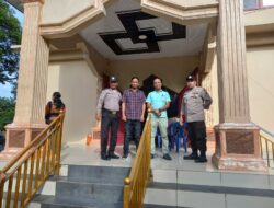 Polsek Bahorok Pengamanan Kegiatan Minggu Kasih di Gereja GBKP Runggun Bahorok Klasis Kuala Langkat