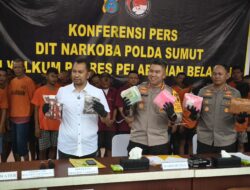 Polda Sumut dan Polres Belawan Ungkap 238 Kasus Narkoba, Sita 28 Kg Sabu dan Puluhan Ribu Ekstasi