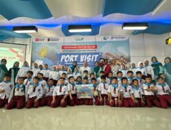 Pelindo Regional 1 Sambut Semarak HUT RI Ke-80 Gelalar Port Visit Untuk Siswa SD Melalui Progeam TJSL