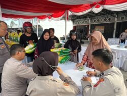 Gerakan Pangan Murah Polres Sergai Sigap Bantu Salurkan Beras Stabilkan Kebutuhan Masyarakat
