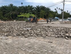 Aparat Gabungan Masih Kawal Hari Ketiga Penertiban, THM Marcopolo Akhirnya Diratakan