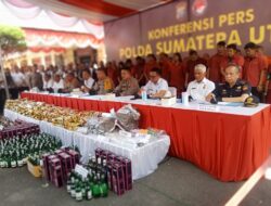 Perangi Narkoba di Sumut : 429 Kasus Terungkap, Ratusan Tersangka Dibekuk Polda Sumut