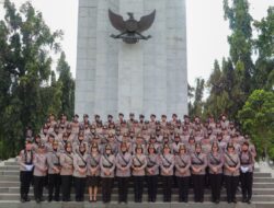 Polwan Polda Sumut Gelar Ziarah Ke Taman Makam Pahlawan Dalam Rangka Hari Jadi Ke-77