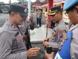 Pemeriksaan Senjata Api Polresta Deli Serdang