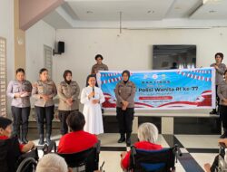 Polwan Polda Sumut Tebar Kepedulian, Salurkan 350 Paket Sembako di Tiga Lokasi