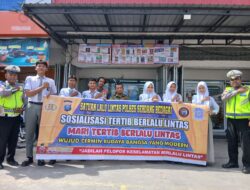 Satlantas Polres Sergai Gencarkan Patroli dan Edukasi Keselamatan Berlalu Lintas
