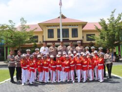 Polres Batu Bara Gelar “Polantas Menyapa”, Latih Baris Berbaris Polisi Cilik Untuk Tanamkan Disiplin Lalu Lintas Sejak Dini