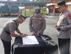 Kapolresta Deli Serdang Pimpin Sertijab Kabag Ops dan Kasat Lantas