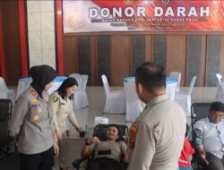 Polresta Deli Serdang Gelar Donor Darah Sambut Hari Jadi Ke-74 Humas Polri
