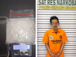 Respon Cepat Keluhan Masyarakat, Satresnarkoba Polres Sergai Amankan l Orang Bawa Sabu dan Satu Orang Lagi di Tetapkan DPO
