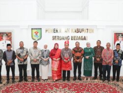 Kapolres Serdang Bedagai Hadiri Silaturahmi dan Perkenalan Kajari Baru di Gedung Putih Kantor Bupati Sergai