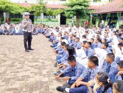 Sat Lantas Polres Sibolga Laksanakan Kegiatan BINLUH “Police Goes To School” di SMP Negeri 3 Sibolga