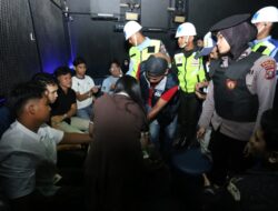 Polda Sumut dan Tni Terus Gencarkan Razia THM, Tiga Pengunjung Golden Tiger Positif Narkoba